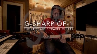 g sharp of-1 travel guitar slide demo (tuned to g#) by bryan ewald