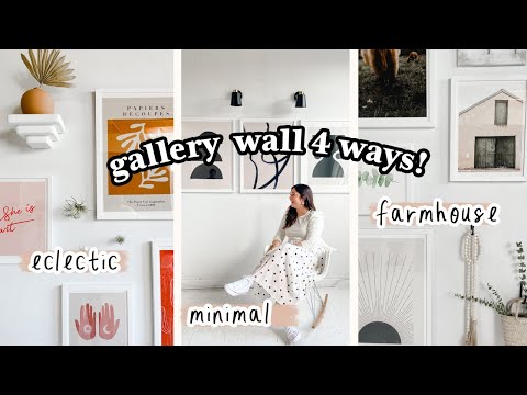 Video: DIY Bildleiste, die Updates Gallery Wall