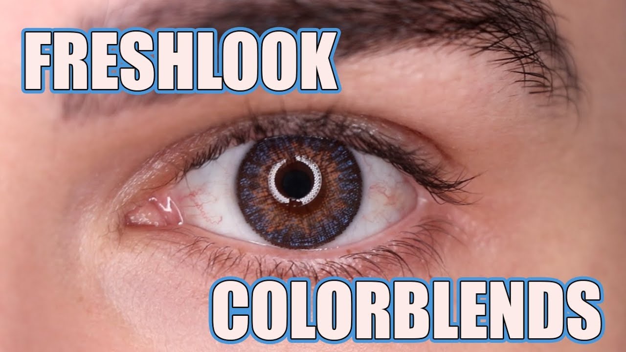 FRESHLOOK COLORBLENDS BLUE 2020 | LENTES COLORIDAS - YouTube