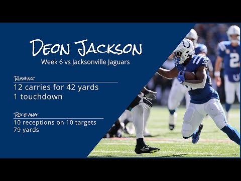 Deon Jackson RB Indianapolis Colts | Every play | 2022 | Week 6 vs Jacksonville Jaguars