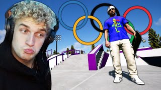 I GOT TO SKATE IN THE TOKYO OLYMPICS (in a video game of course lol) | Session