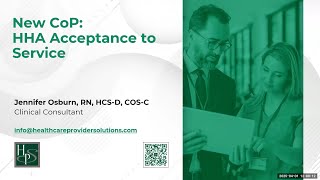 HPS Free Webinar - New HH Condition of Participation – Acceptance to Service Policy