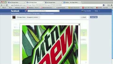 Instagram Contest for Facebook Fan Pages from TabSite