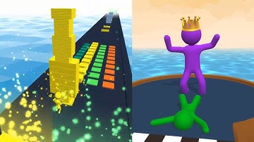 Stack Colors Level 493 New Update, All levels Gameplay Walkthrough