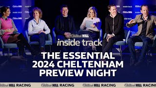 CHELTENHAM FESTIVAL PREVIEW NIGHT 2024! | INSIDE TRACK | WILLIAM HILL HORSE RACING TIPS