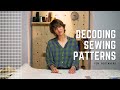 How to understand decode sewing patterns for beginners  tracing pattern pieces from burda mag