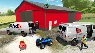 Delivering new ATV with FedEx | Farming Simulator 22