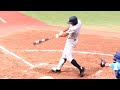 【大学生からあわやHR】明石商 4番 来田涼斗(2年)2019/6/1 フェンス直撃の二塁打 打席前ルーティン&打つ瞬間叫び声も 日体大戦