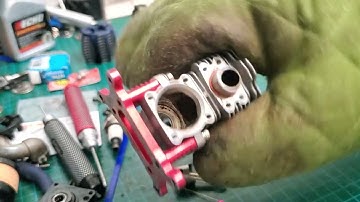 TRX 2.5R new bearings and 3.3 crankshaft upgrade.