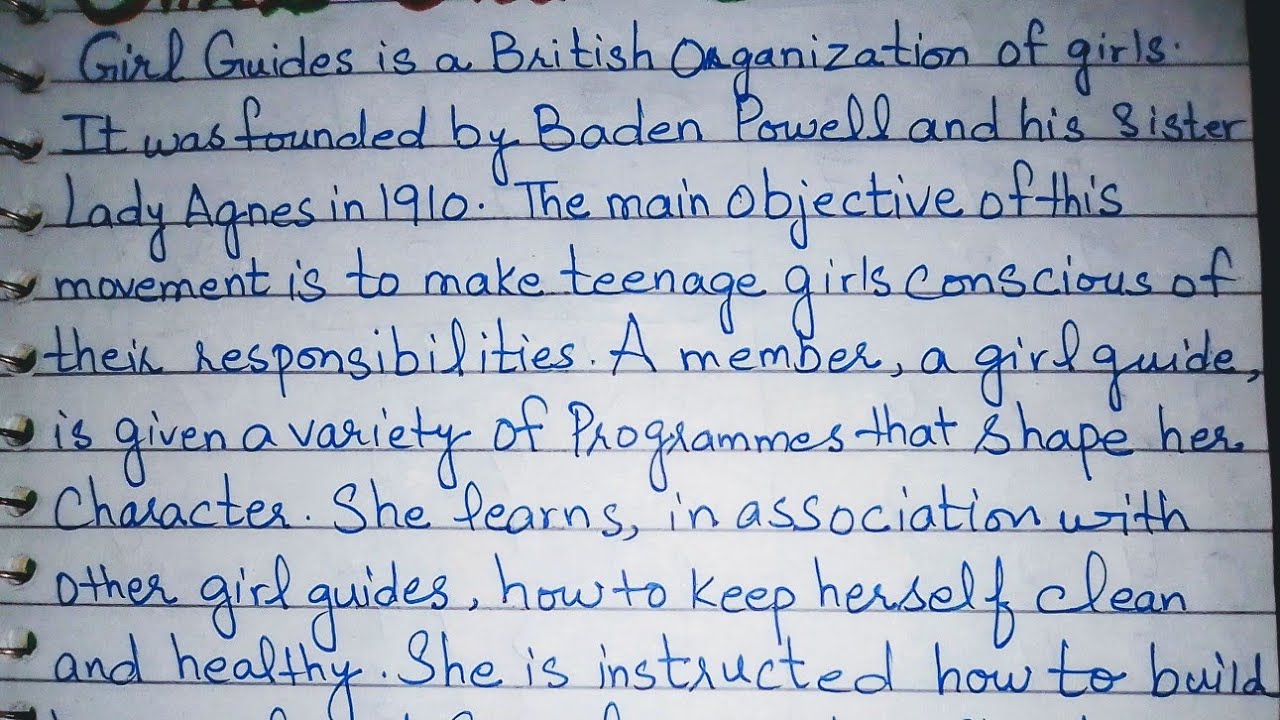 girl guide essay quotations