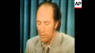 SYND 2/9/72 CANADIAN PRIME MINISTER, PIERRE TRUDEAU ANNOUNCES GENERAL ELECTION DATE