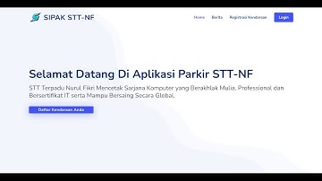 Demo Aplikasi Sistem Informasi Parkir STT-NF