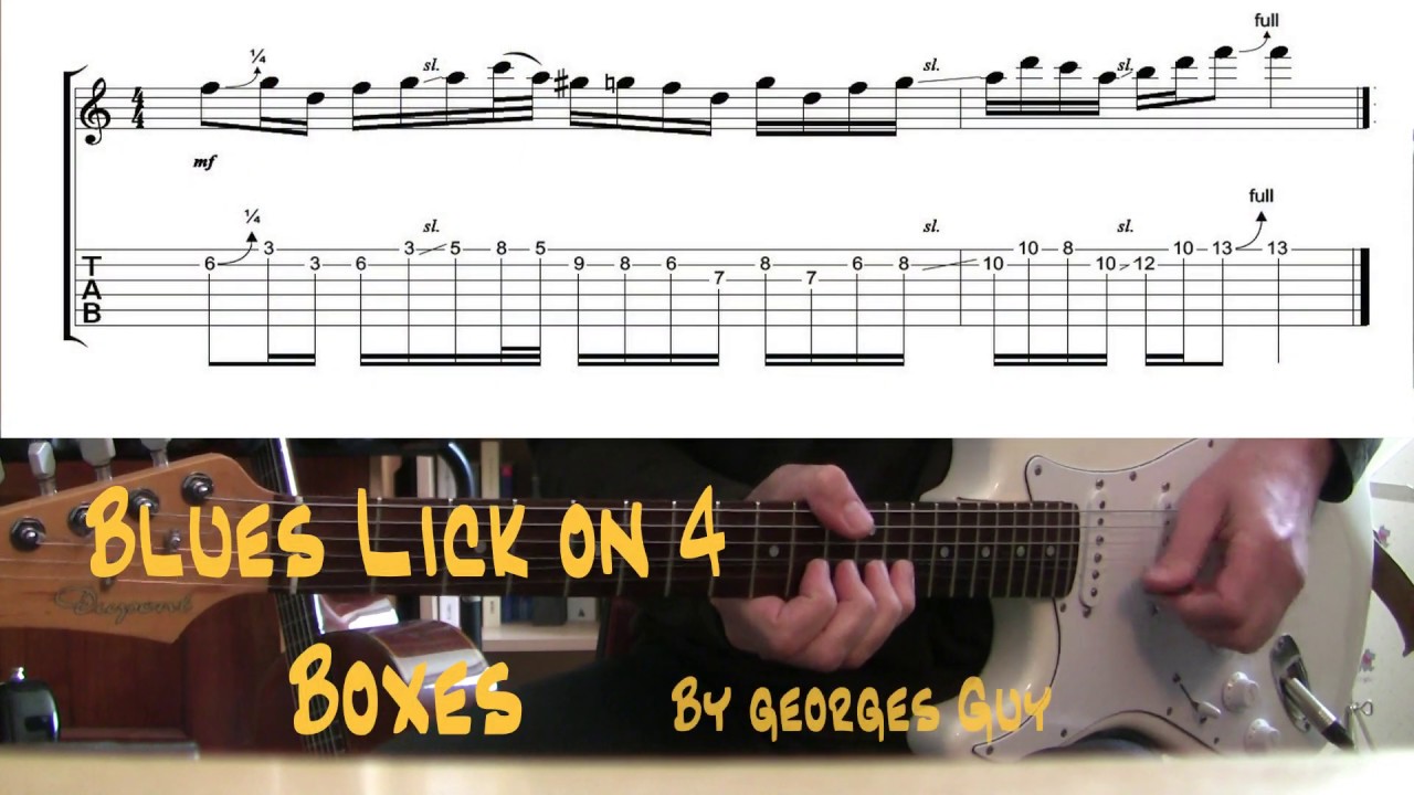 Blues Lick in 4 boxes