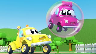 Baby AUTO auf verrückter SEIFENBLASEN-Reise!  | InvenTom der Abschleppwagen | Car City World App