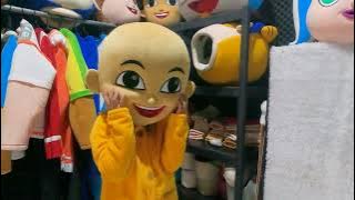 MENCOCOKAN KOSTUM BADUT UPIN SUPER BANYAK BAJUNYA