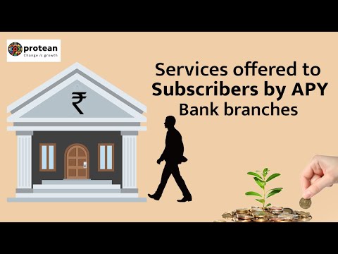 Services offered for APY Subscribers by Bank branches