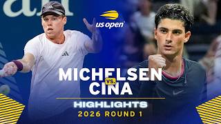 Alex Michelsen vs. Federico Cina Highlights | 2026 US Open Round 1