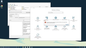 Windows 10 Ease of Access Settings