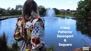 The Friday Pattern Co. Davenport in 'Positano' Linen, and a Davenport \/ Saguaro hack
