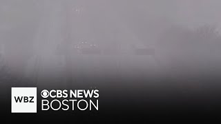 Snow Squalls Quickly Move Through Boston Area