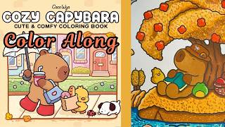 🐸Color With Me | Cozy Capybara | Coco Wyo 🐥