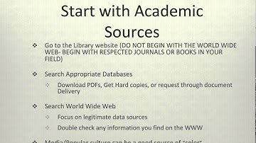 Module 4- Conducting a Literature Review