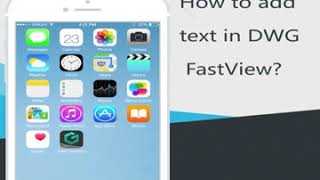 How to add text onto the drawing with DWG FastView? screenshot 1