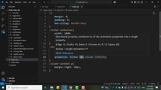 TASK 17  - News Ticker html css darija