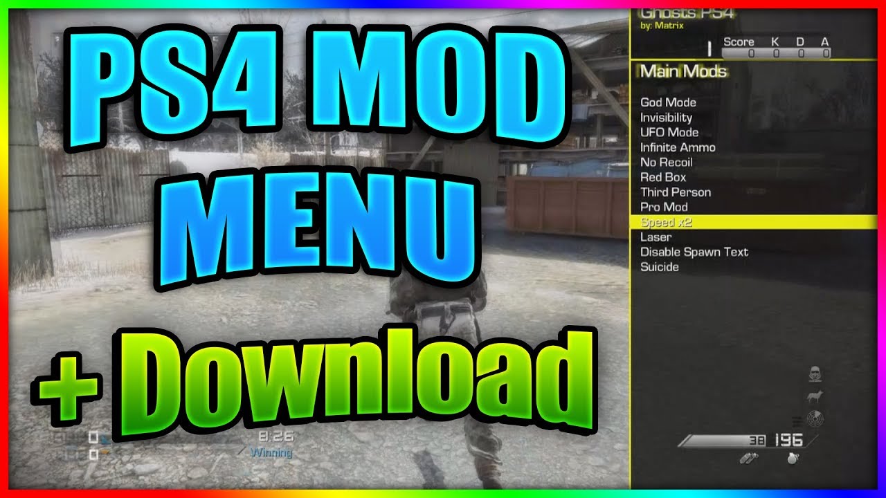 Call of Duty Ghosts: PS4 SPRX Mod Menu + Download [PS4 Modding] - 