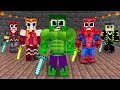 Monster School : The Escape from Assassin Group of Hulk - Sad Story - Minecraft Animation