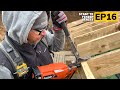 Roof And Overhang Construction | Building A Mountain Cabin EP16
