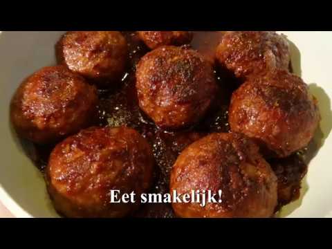 Video: Malse Kipgehaktballetjes