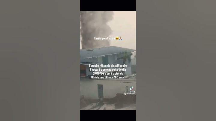 Furacão Milton. Oremos pela Flórida! 😔🙏🏻