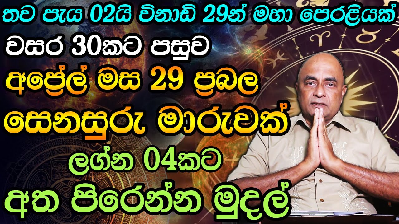 Saturn Transit to Aquarius April 2022 | May Predictions 2022 | Senasuru Maruwa Lagna Palapala | May