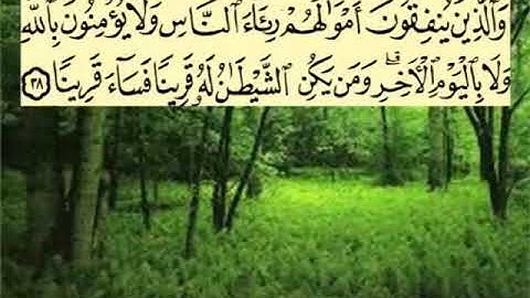 سورة النساء اية ٣٨ جمال القرش