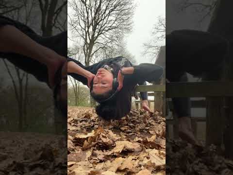 Bare feet swishing leaves dirty dirty soles and toes 🦶🏼🍂🍁🌳