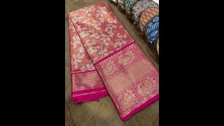 Soft Tissue Banarasi Silk Dharmavaram Pattu Exclusive Designer Saree ||Latest Design of Silks Saree screenshot 1