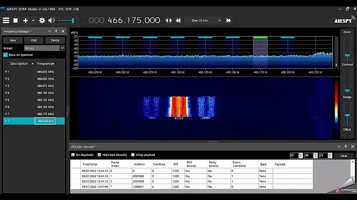 Sdrsharp 1868 PocsagPager