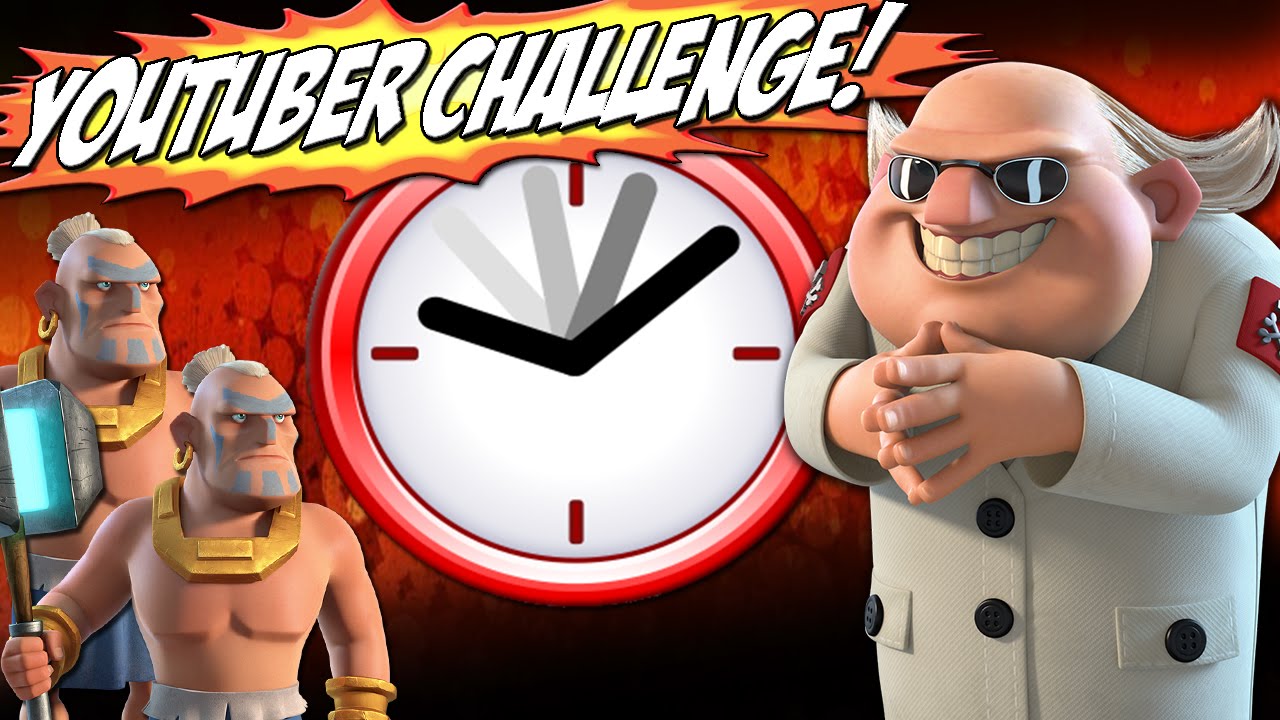Dr. Terror Youtuber Challenge! | Who Can Destroy Him The Fastest?! | Boom Beach