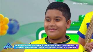 Garoto que desenhou álbum da Copa realiza sonho no Domingo Legal | (28/06/26)