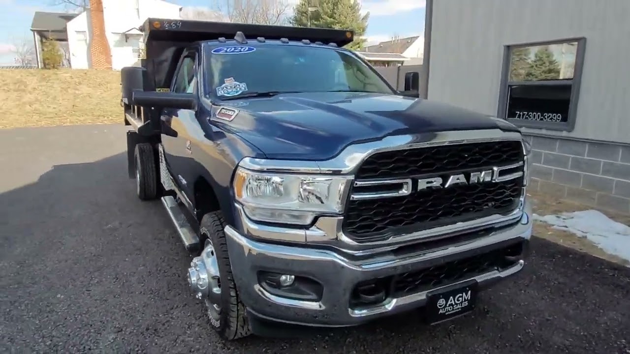 2020 Ram 3500 Regular Cab Cummins Dump Truck - YouTube