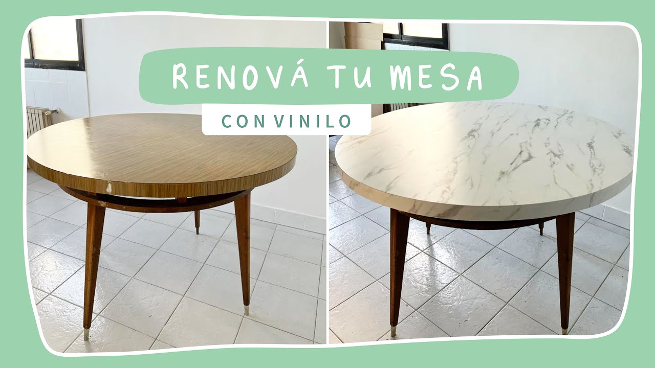 Mesas de comedor - crea tu propia mesa de comedor con VINILO ADHESIVO - Mesa  centro salón 