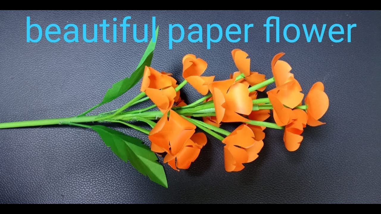 Paper flower bunch /a beautiful home décor Ideas 👩‍🏫 YouTube