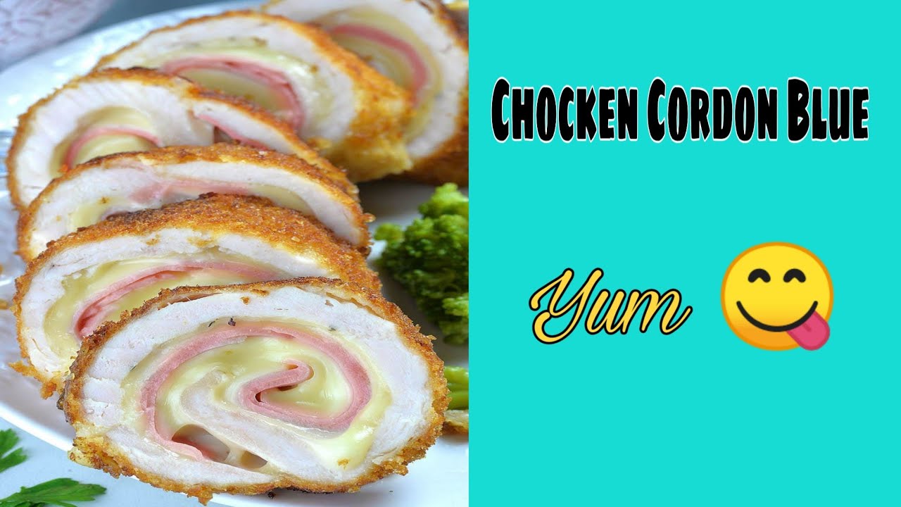 HOW TO MAKE CHICKEN CORDON BLUE🐔 | Cardz Cooking 😁 - YouTube