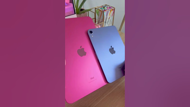 Pink iPad 10th Generation vs Purple iPad Mini #shorts #apple