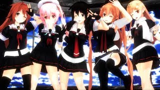 【MMD艦これ】白露型伍人で【Carry Me Off】