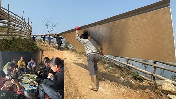 Chuyến Vật Liệu Xây Dựng Cuối Cùng Nhà Anh Em Thánh Chì - Ch.ế.t Cười Với Mâm Cơm Của Bác Thợ Xây