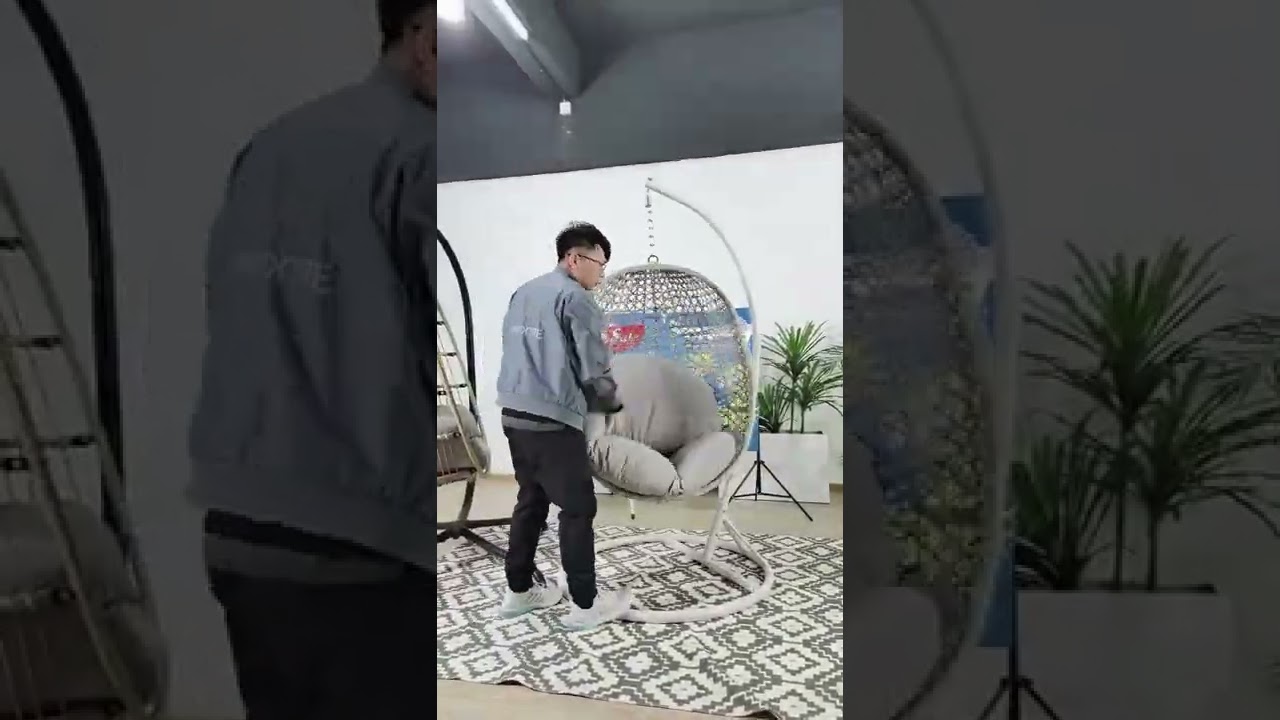 Outdoor Wicker Hanging Basket/户外编藤吊篮