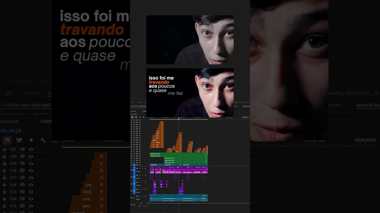 Video com e sem edição, a diferença que uma boa edição faz em um vídeo. #edição #viral #shorts