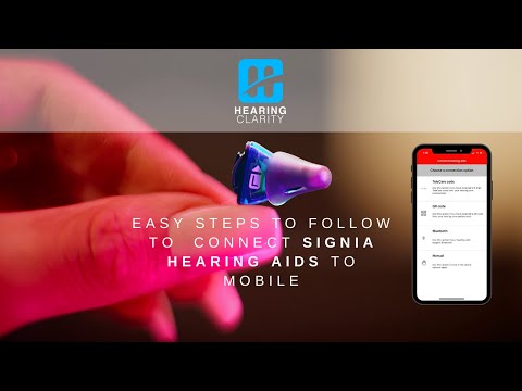 How to easily connect and set up the Signia Silk 1 Nx hearing aids to the mobile app.